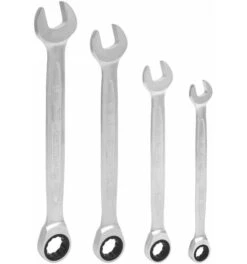 KS Tools GEARplus Ratschenringmaulschlüssel-Satz, 4-tlg. 10-19 Mm