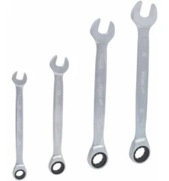 KS Tools GEARplus Ratschenringmaulschlüssel-Satz, 4-tlg. 10-19 Mm -Heimwerkzeuge ratschen ringmaulschluesselsatz 708485 czm