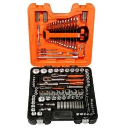 Bahco 1/4"-, 3/8"- Und 1/2"-Steckschlüssel-Satz Inklusive Ring-Maulschlüsseln Und Schraubendreher-Bits - 138-tlg. 10 Bahco 1/4"-, 3/8"- Und 1/2"-Steckschlüssel-Satz Inklusive Ring-Maulschlüsseln Und Schraubendreher-Bits - 138-tlg. -Heimwerkzeuge steckschluesselgarnitur bahco 732177 czm