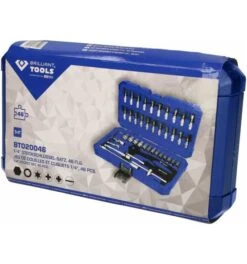 Brilliant Tools 1/4" Steckschlüssel-Satz, 46-tlg. -Heimwerkzeuge steckschluesselgarnitur brilliant tools 819171 czm