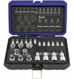 Forum Einsatz-Garnitur 1/4+1/2" 24-tlg., Torx