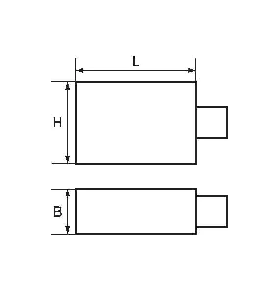 Bahco Vergrößerung & Reduzier-Adapter Rechteck-Steckverbinder 2 Bahco Vergrößerung & Reduzier-Adapter Rechteck-Steckverbinder – Bild 2