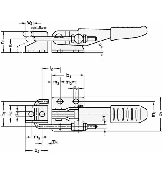 Ganter Verschluss-Spanner GN 851 STA Haltekraft FH 1600 N 2 Ganter Verschluss-Spanner GN 851 STA Haltekraft FH 1600 N – Bild 2