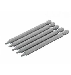 Bahco 1/4" Standard Schraubendreher Bits Für 3 mm Sechskantschrauben Mit Kugelkopf 89 mm - 2 Stk. Pro Blisterpackung