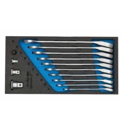 Gedore Satz Maulschlüssel Mit Ringratsche, Umschaltbar, In 1/3 CT-Modul