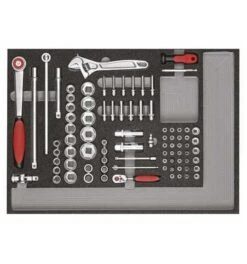 Gedore Werkzeug-Satz 3xCT-Module 129-tlg.