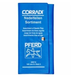 PFERD Präzisions-Nadelfeilen-Set 12-tlg. In Rolltasche 160 Mm, Schweizer Hieb 2, Mittel-fein