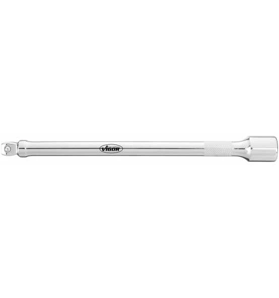 VIGOR Schwenkbare Verlängerung, Vierkant Hohl 12,5 Mm (1/2"), Vierkant Massiv 12,5 Mm (1/2"), 250 Mm 1 VIGOR Schwenkbare Verlängerung, Vierkant Hohl 12,5 Mm (1/2"), Vierkant Massiv 12,5 Mm (1/2"), 250 Mm
