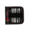 Wiha Schraubendreher Mit Wechselklingen Set SYSTEM 6 Sechskant-Steckschlüssel 9-tlg. Inkl. Rolltasche (27712)