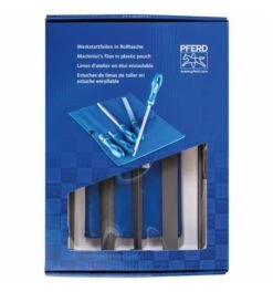 PFERD Werkstattfeilen-Set WRU 5-tlg. In Rolltasche 250 Mm, Hieb 2 Universell Zum Schruppen Und Schlichten