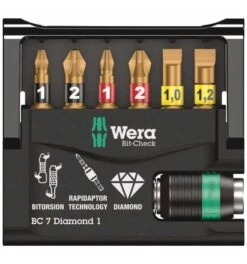Wera Bit-Check 7 Diamond 1 SB, 7-tlg.
