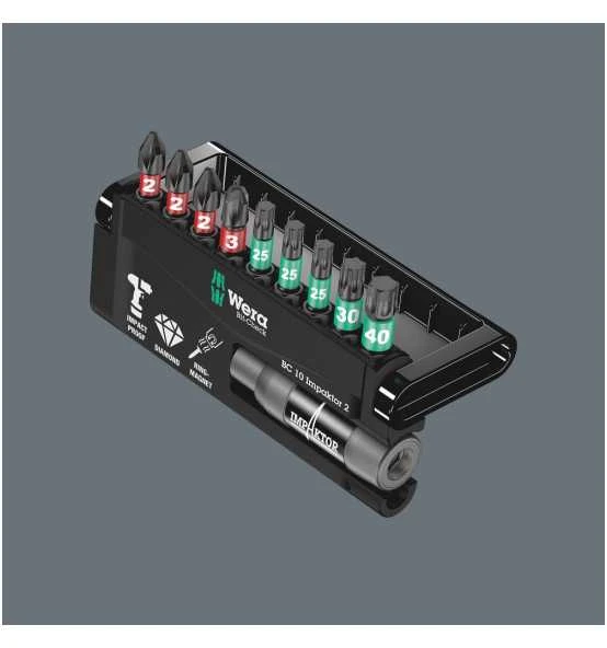 Wera Bit-Check 10 Impaktor 2, 10-tlg. 2 Wera Bit-Check 10 Impaktor 2, 10-tlg. – Bild 2