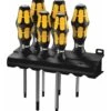 Wera 977/6 TORX Schraubendrehersatz Kraftform Wera: Der Schraubmeißel + Rack, 6-tlg.