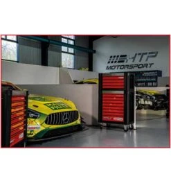 KS Tools Werkstattwagen PERFORMANCEplus P10 SCHWARZ/ROT, Mit 8 Schubladen -Heimwerkzeuge werkstattwagen unbestueckt 742750 czm