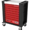 KS Tools Werkstattwagen PERFORMANCEplus P10 SCHWARZ/ROT, Mit 8 Schubladen