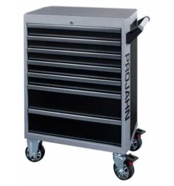 Projahn Werkstattwagen GALAXY mit 7 Schubfaechern schwarz/silbergrau