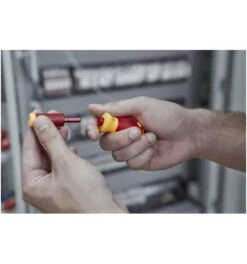 Wiha Schraubendreher Mit Bithalter Set Electric SlimVario Stubby 4-tlg. mit slimBits (41230) -Heimwerkzeuge wiha schraubendreher saetze 1030010 czm