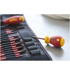 Wiha Schraubendreher Mit Bithalter Set Electric SlimVario Stubby 4-tlg. mit slimBits (41230) -Heimwerkzeuge wiha schraubendreher saetze 949722 czm